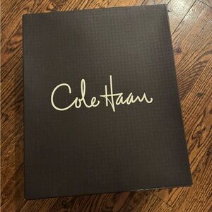 Cole Haan Black Boots in box